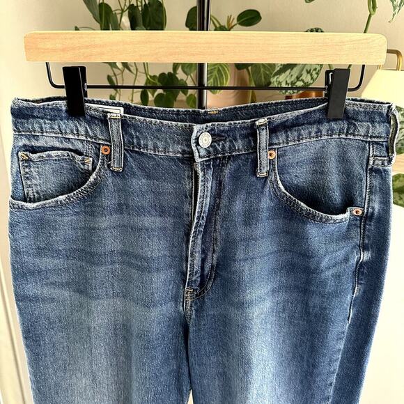 GAP Loose High Rise Jeans Women’s 29/8R Medium Wash 28" Inseam RN54023 - Picture 3 of 9